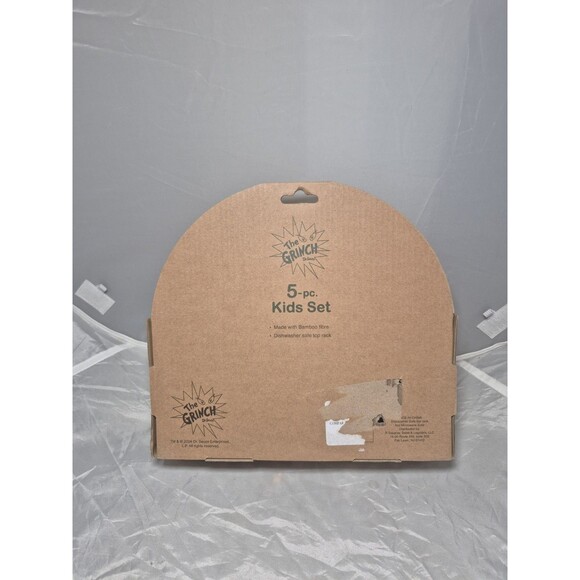 DR.SEUSS THE GRINCH WHO STOLE CHRISTMAS KIDS 4 PIECE PLACE SETTING CHILDREN - Picture 4 of 5